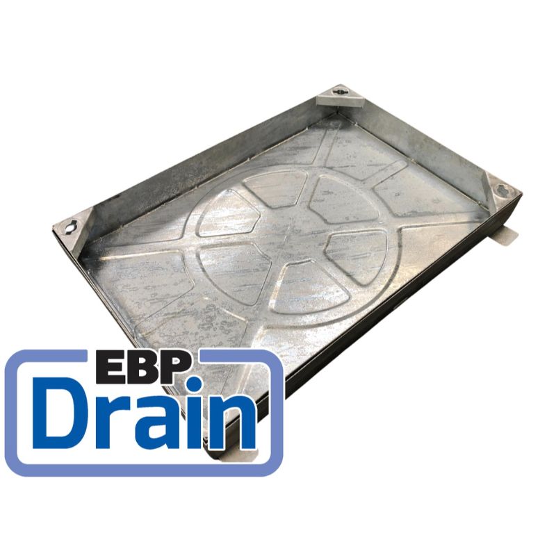 Block Pavior with Keys 100mm Deep Galvanised Manhole Cover - All Sizes