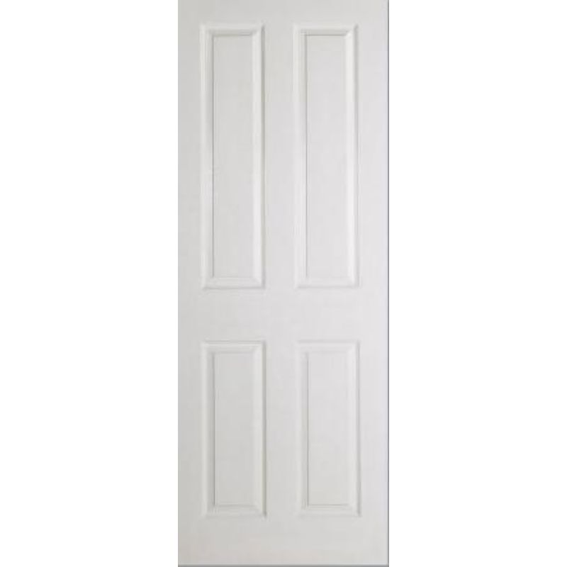 LPD Textured 4 Panel White Moulded Internal Door 80in x 32in x 35mm (2032 x 813mm)