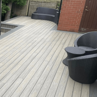 Piranha TerraFuzion Premium Reversible Decking Board 140mm x 23mm x 3.6m - All Colours - Piranha