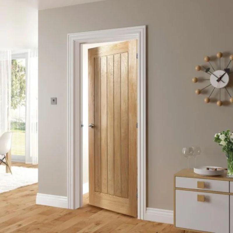 Image for Deanta Ely Unfinished Interior Oak Fire Door 2040 x 926 x 45mm