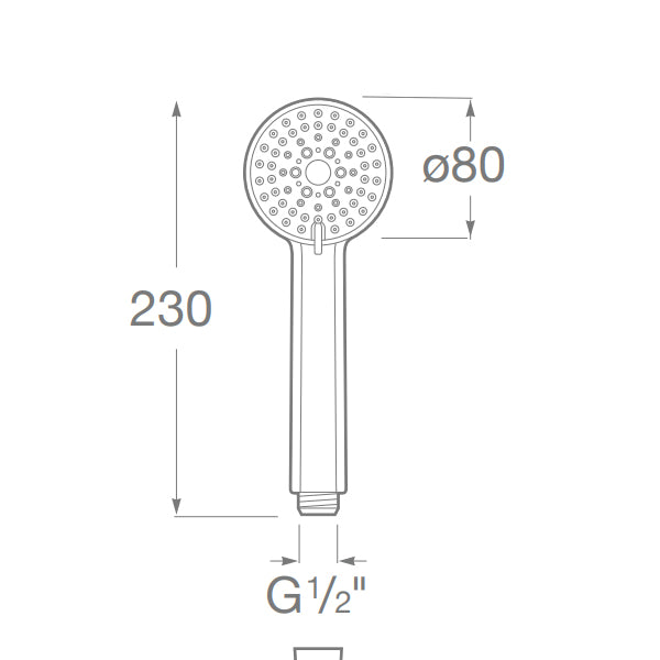 Image for Roca Stella 3 Function Hand Shower