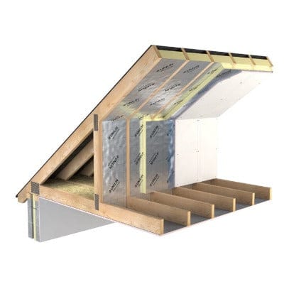 Unilin Thin-R PIR insulation board, 125mm thick, 2.4m x 1.2m, designed for cavity wall and floor insulation.