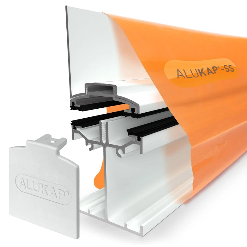 Alukap-SS Low Profile Wall Bar - Powder Coated Aluminium Glazing