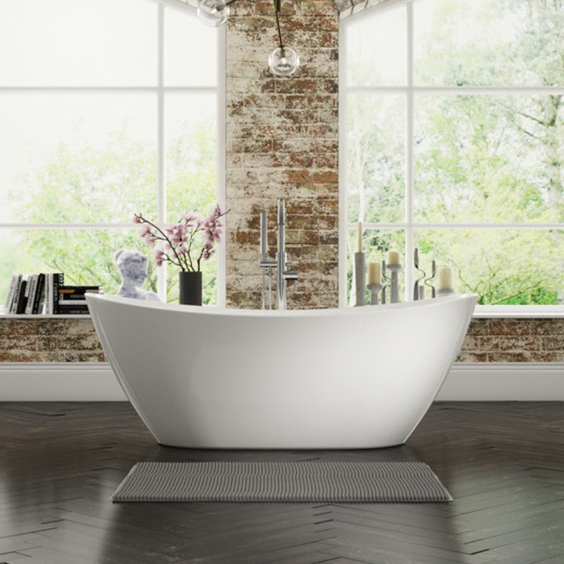 Aqua Aphrodite 1700mm x 740mm Freestanding Double Ended Bath