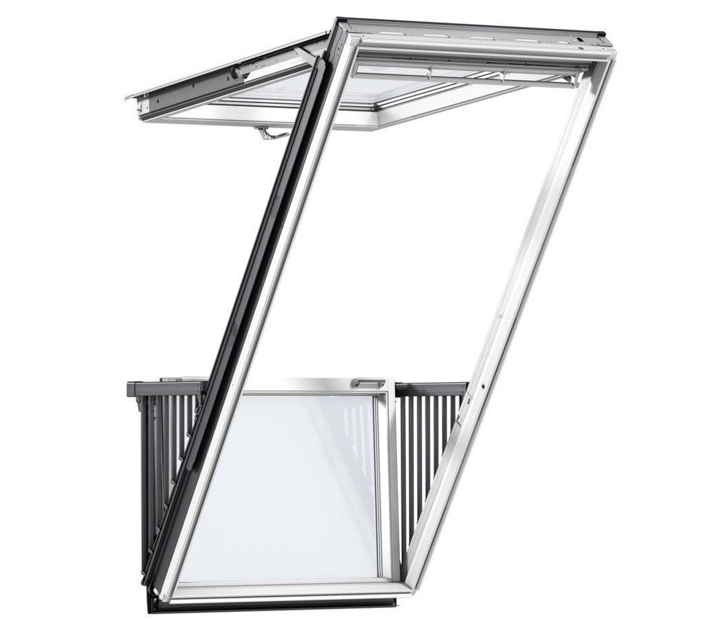 Image for Velux CABRIO White Painted Balcony GDL SK0W224 198 x 252 PK19 Double
