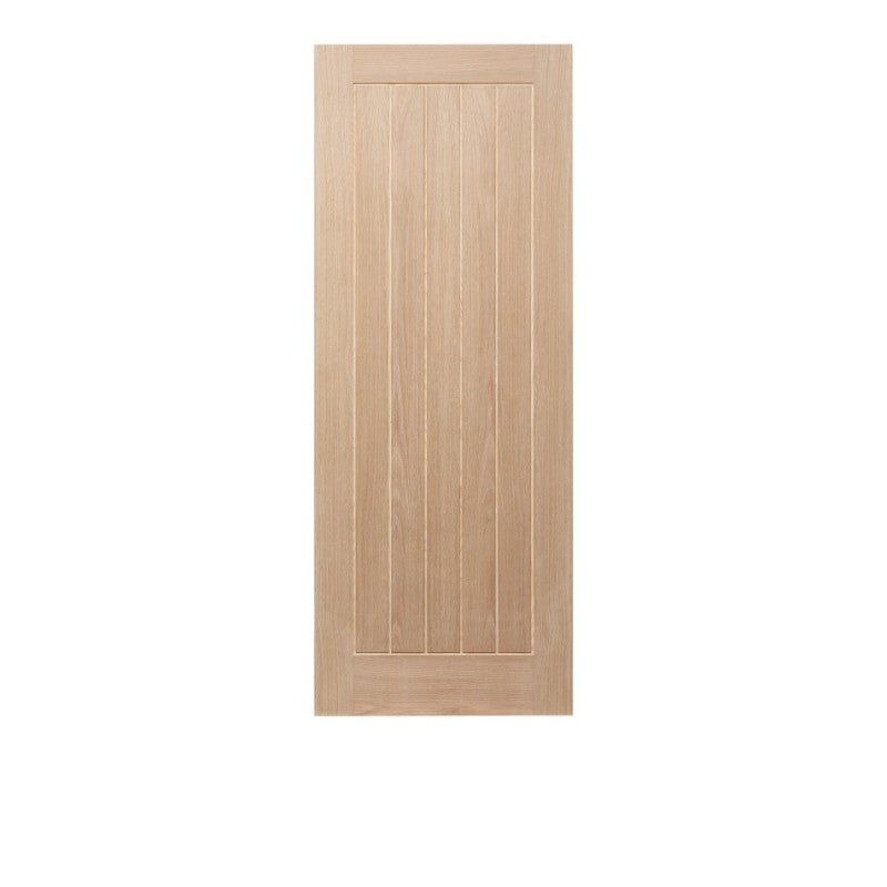 Cottage Oak Panel Unfinished Internal Door - All Sizes