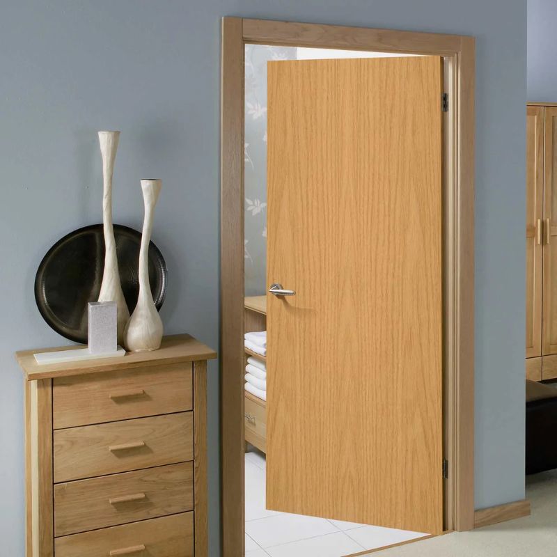 LPD Oak Flush Pre-Finished Internal door - 2040 x 826 x 40mm (80.3'' x 32.5'')