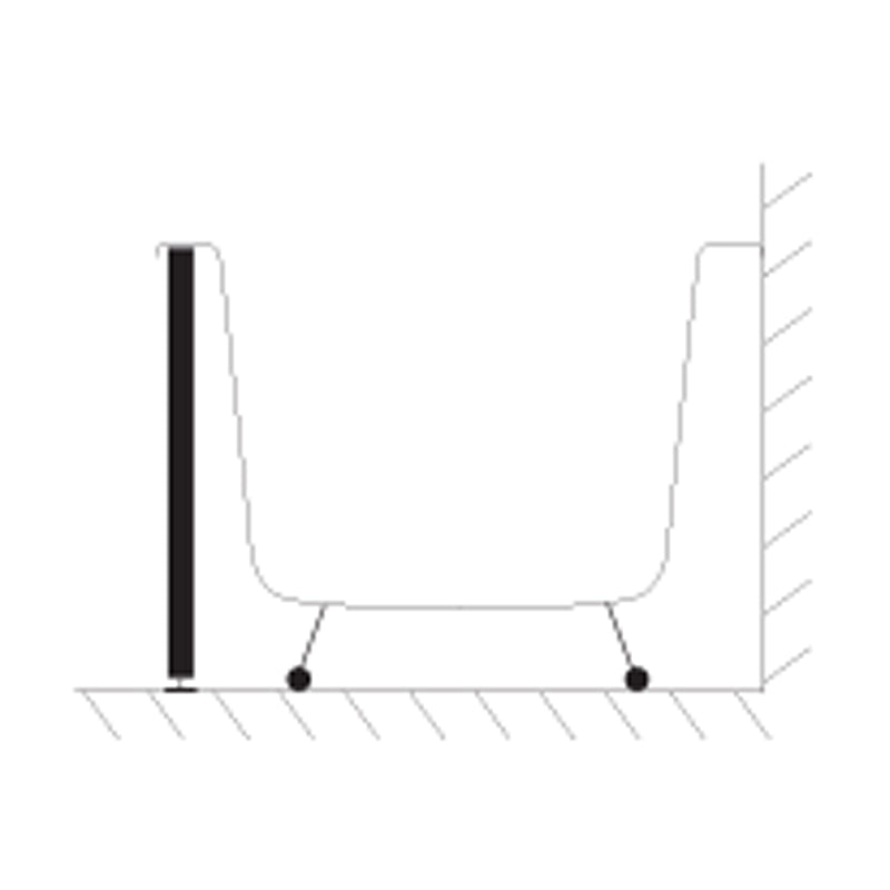 Abacus Waterproof Tileable Bath Front Panel 1800mm - Backer Board