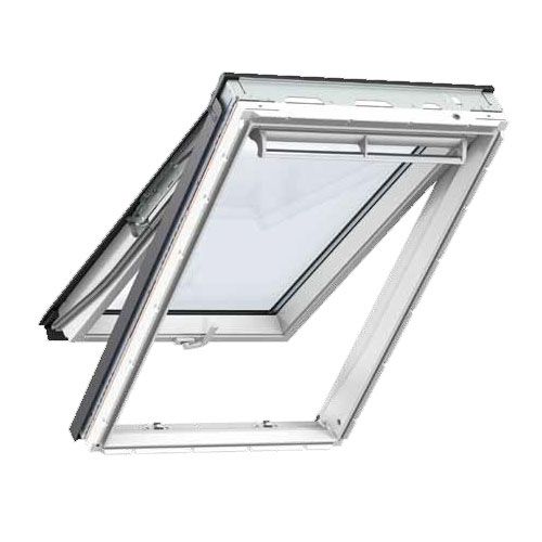 VELUX White Painted GPL PK10 2068 Pine Top Hung Window Advanced - 94cm x 160cm