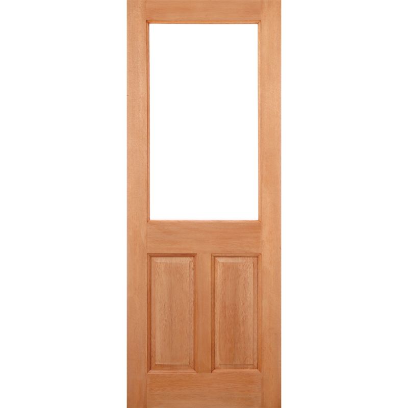 LPD 2XG 2 Panel Dowelled Hardwood Exterior Door 78in x 33in x 44mm (1981 x 838mm)