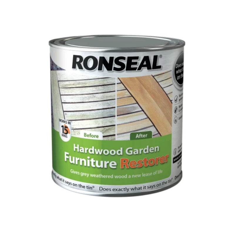 Ronseal Hardwood Garden Furniture Restorer x 1 Litre