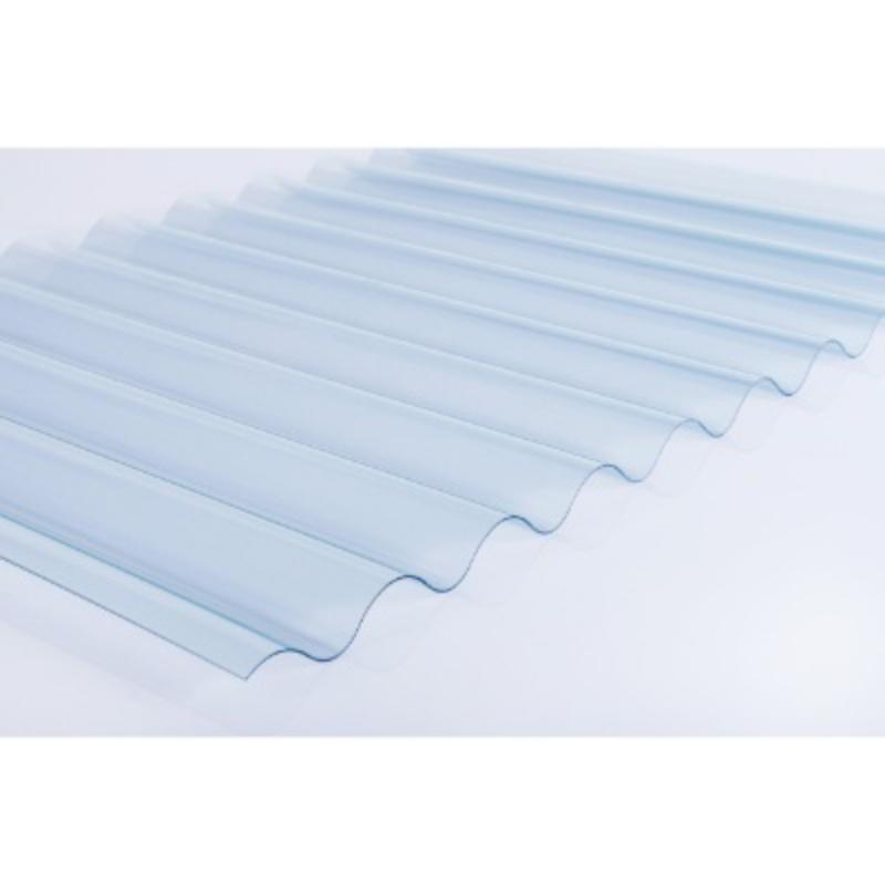 3" PVC Corrugated Lightweight Roofing Sheeting - Durable