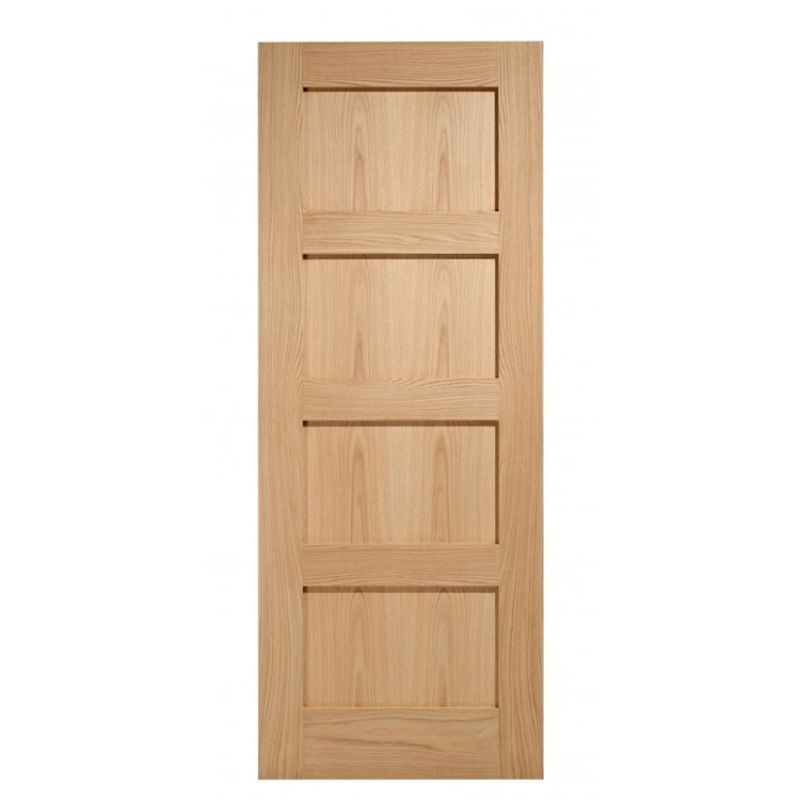 LPD Oak Contemporary 4 Panel Internal Door - 78in x 27in x 35mm (1981 x 686mm)