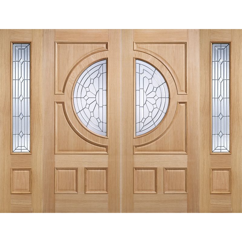 LPD Oak Empress External Door-78in x 33in x 44mm (1981 x 838mm)