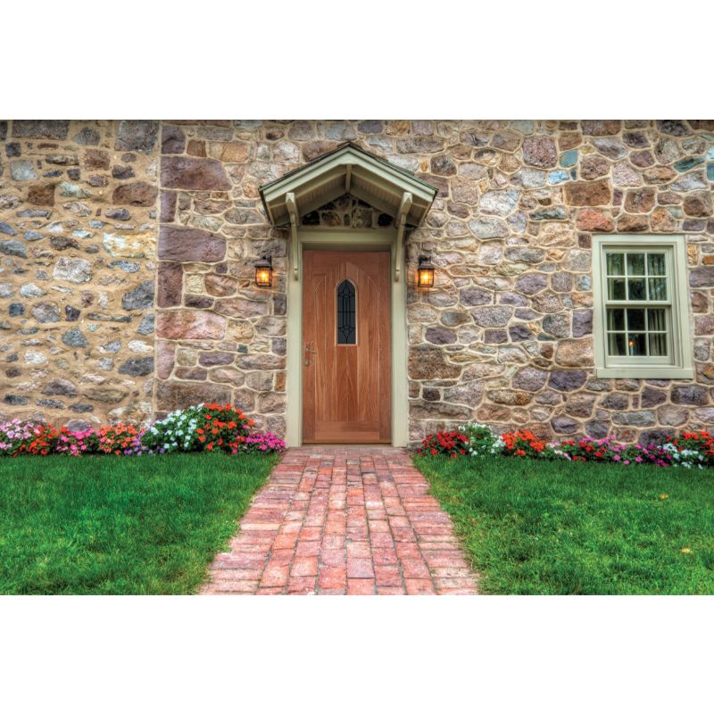 LPD Westminster Oak Dowel Exterior Door-78in x 33in x 44mm (1981 x 838mm)