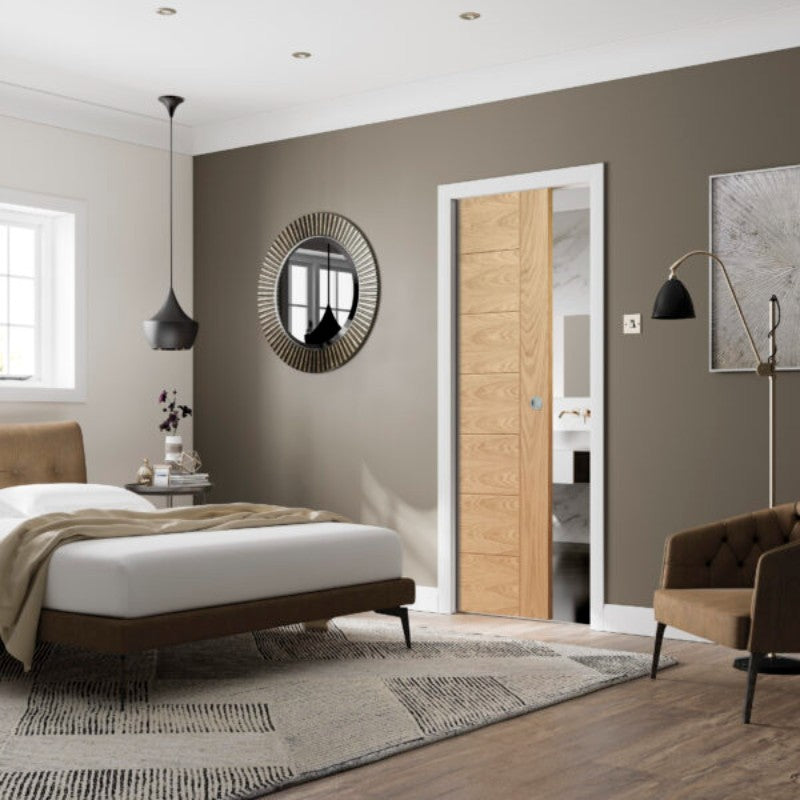 XL Joinery Palermo Original Unfinished Oak Internal Fire Door - 2040 x 926 x 44mm (36.5")