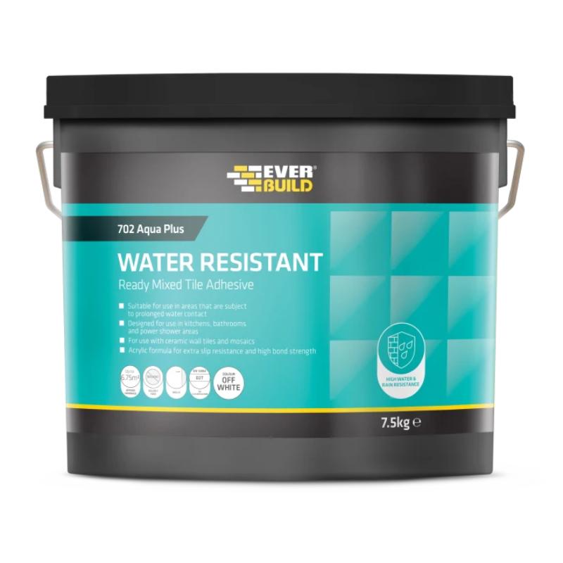 Everbuild 702 Water Resitatnt Tile Adhesive - All Sizes