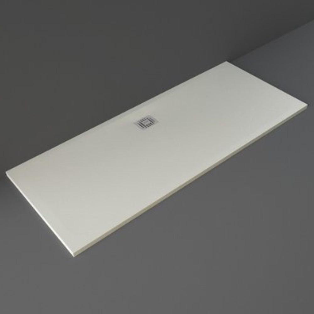 RAK Ceramics Feeling 1700 x 700mm Bathtub Replacement Shower Tray Rak Solid - Greige