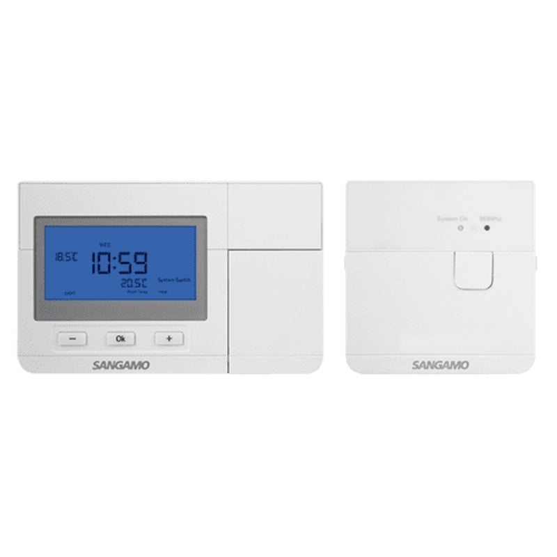 Sangamo Choice Plus Digital Wireless Room Thermostat (Programmable) - All Colours