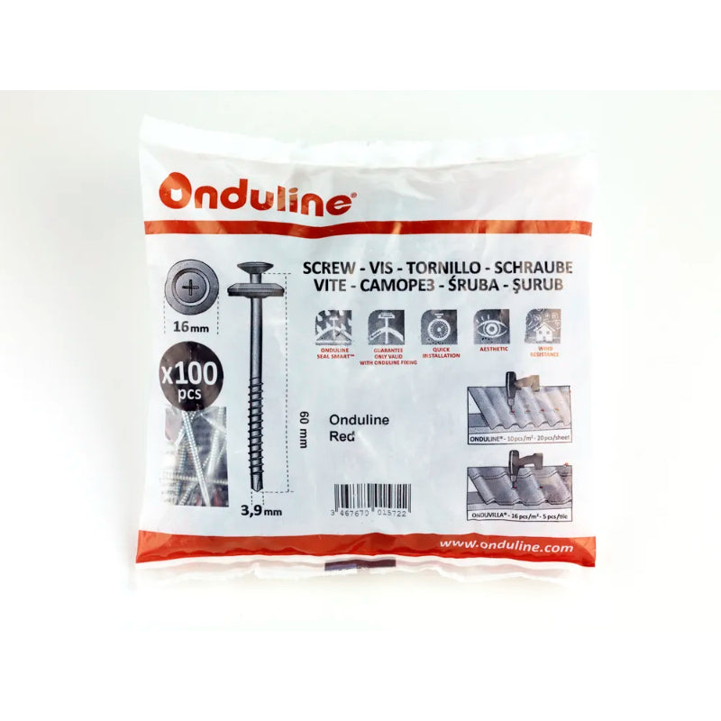 Onduline Screws 60mm (Bag of 100) - All Colours