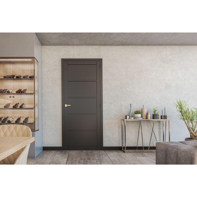 Deanta Shoreditch Prefinished Black Internal Door 1981 x 686 x 35mm