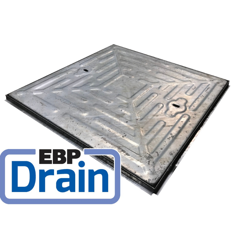 EBP Single Seal Solid Top Galvanised Manhole Cover - All Sizes