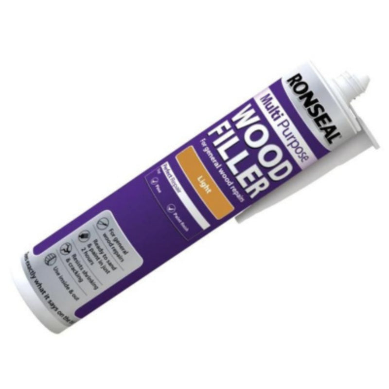 Ronseal Multipurpose Wood Filler Cartridge 310ml - All Colours