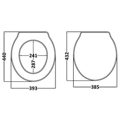 Standard Toilet Seats