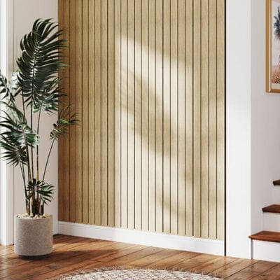 SlashPro Wide Slat Panel 2400mm x 72.6mm x 7mm - All Colours - The Wood Wall Panel Company