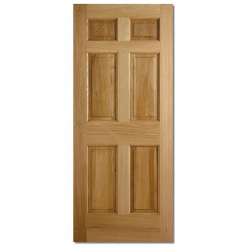 LPD Colonial 6 Panel Hardwood Dowelled Exterior Door 80in x 32in x 44mm (2032 x 813mm)