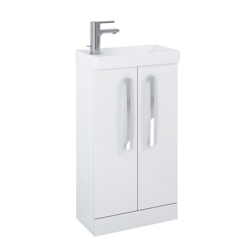 Aqua Aquatrend 513mm - 2 Door Floorstanding Base Unit & Basin - All Colours