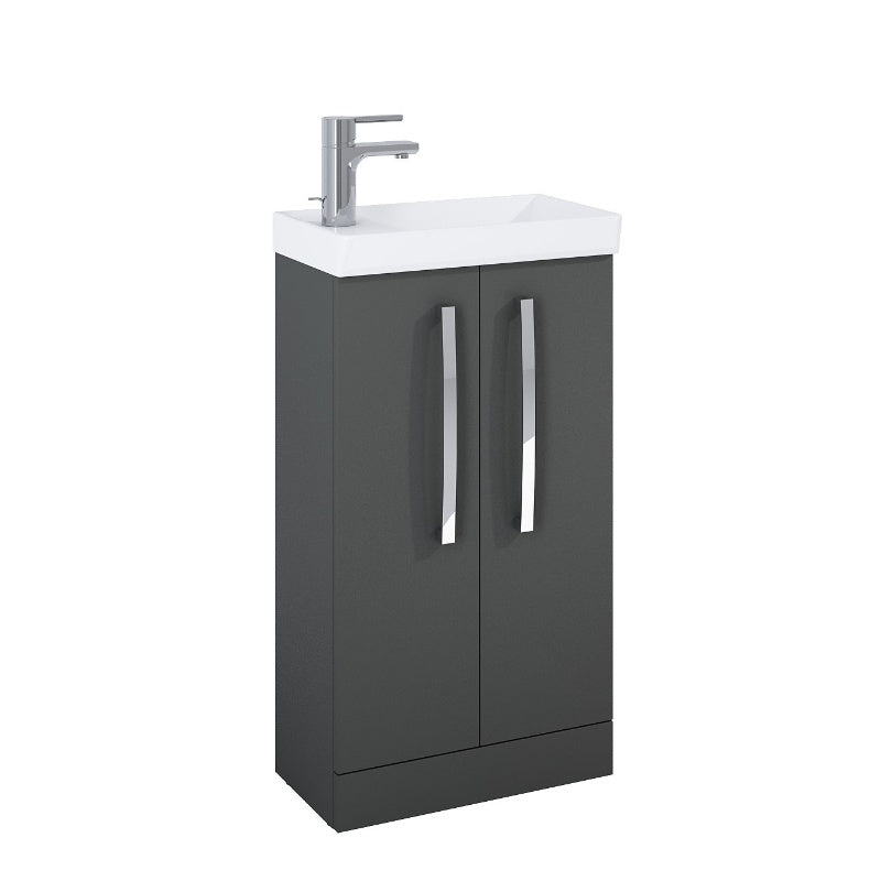 Aqua Aquatrend 513mm - 2 Door Floorstanding Base Unit & Basin - All Colours