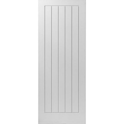 JB Kind White Primed Moulded Panel Cottage 5 Internal Fire Door 1981 X 838 X 44mm
