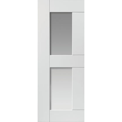 JB Kind Eccentro Glazed Primed Door 1981 X 686 X 35mm