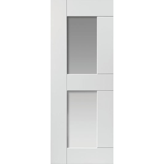JB Kind Eccentro Glazed Primed Door 1981 X 686 X 35mm