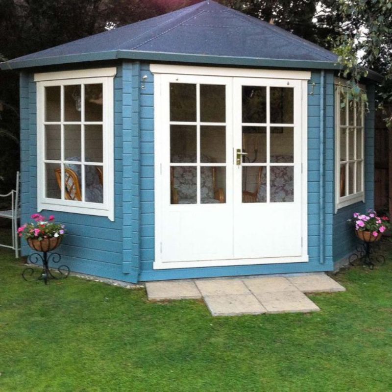 Shire Ardcastle Corner Log Cabin - 10ft x 10ft
