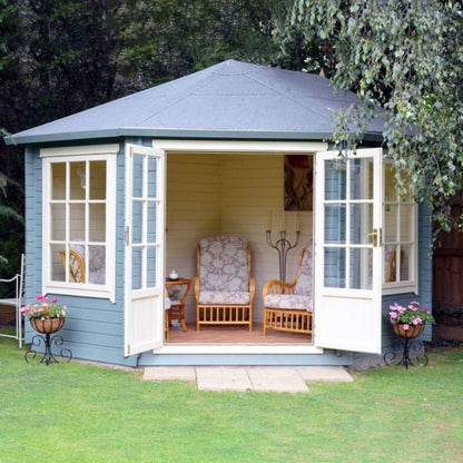 Shire Ardcastle Corner Log Cabin - 10ft x 10ft