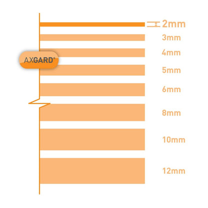 Axgard Clear UV Protected Polycarbonate Glazing - W 1250 x L 1020mm x D 2mm