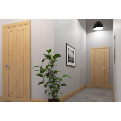 Deanta Amalfi Prefinished Oak Internal Door - 1981 x 686 x 35mm