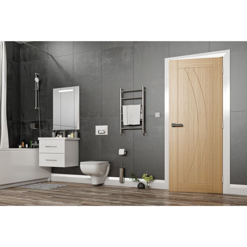 Deanta Ravello Prefinished Oak Interior Door - 1981 x 686 x 35mm (78 x 27in)