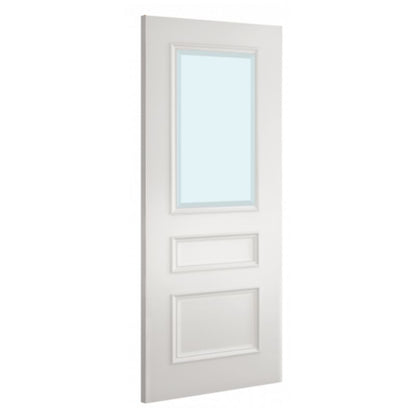 Deanta Windsor White Primed Bevelled Glaze Door 1981 x 610 x 35mm