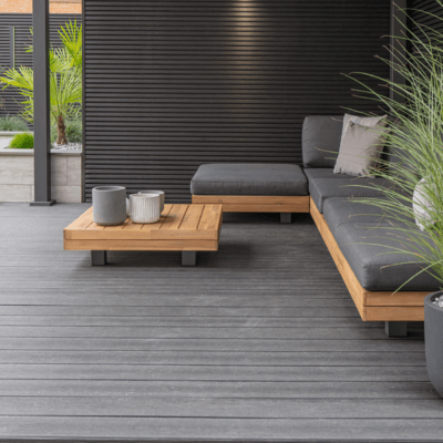 Piranha TerraFuzion Premium Reversible Decking Board 140mm x 23mm x 3.6m - All Colours - Piranha