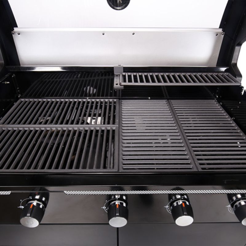 Halmo 4B Cart BBQ Grill with Side Burner