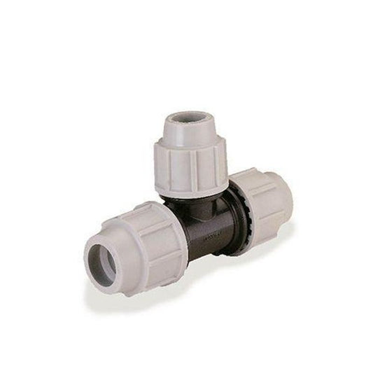 Plasson 90 Degree Tee Fitting - Polypropylene Plumbing Joint