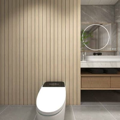 SlashPro Wide Slat Panel 2400mm x 72.6mm x 7mm - All Colours - The Wood Wall Panel Company