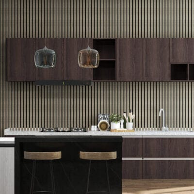 SplashPro Narrow Slat Wall Panel 2400mm x 42mm x 12mm - All Colours - The Wood Wall Panel Company