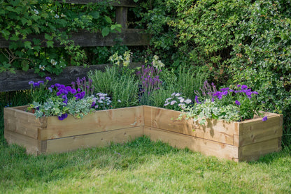 Image for Forest Caledonian Corner Raised Bed - 131cm x 28cm