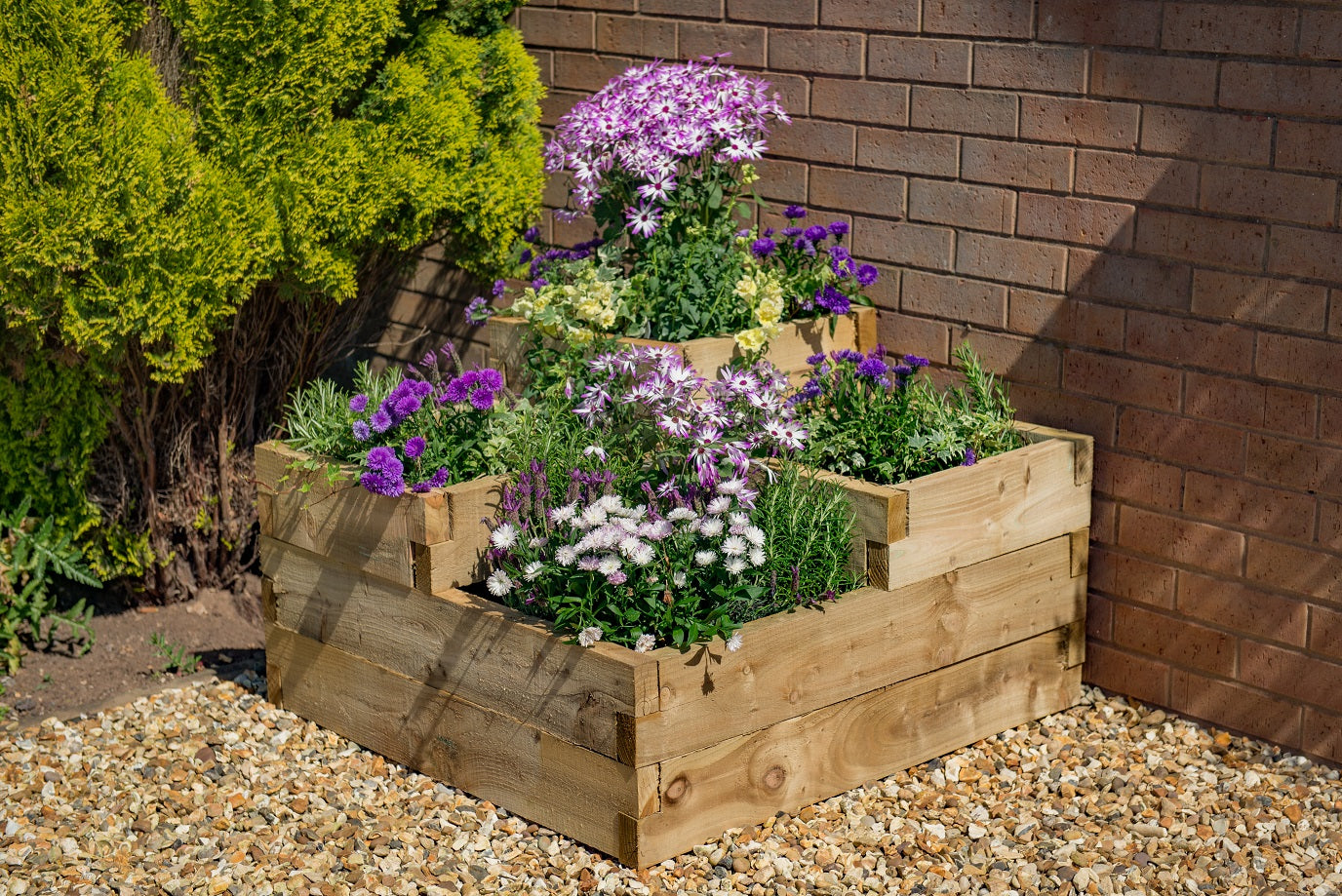 Image for Forest Caledonian Tiered Raised Bed - 90cm x 56cm