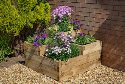 Image for Forest Caledonian Tiered Raised Bed - 90cm x 56cm