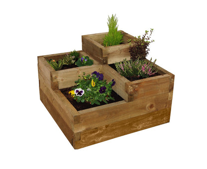 Image for Forest Caledonian Tiered Raised Bed - 90cm x 56cm